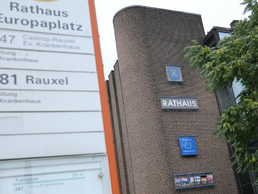 Das Rathaus von Castrop-Rauxel am Europaplatz