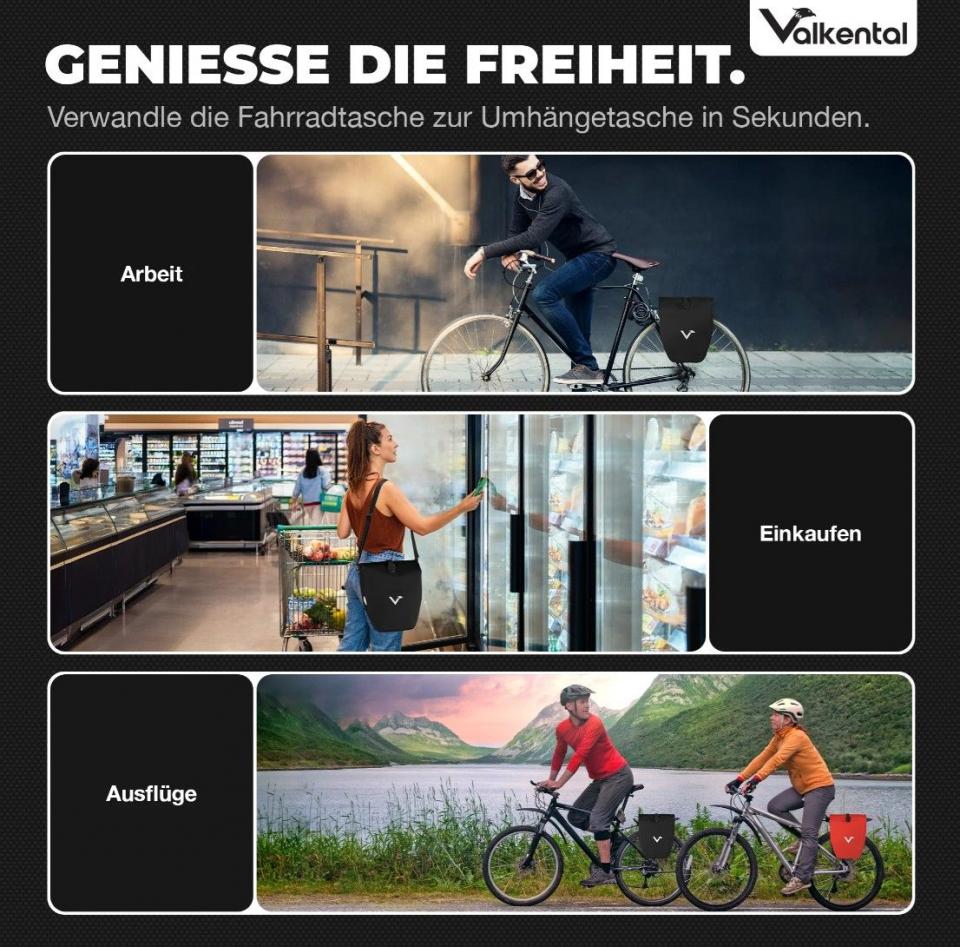 Gepäckträgertasche Valkental 3